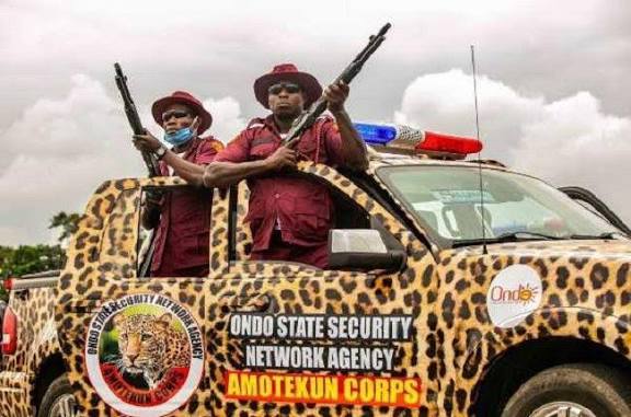 Ondo Amotekun suspends 3 officers over alleged misconduct